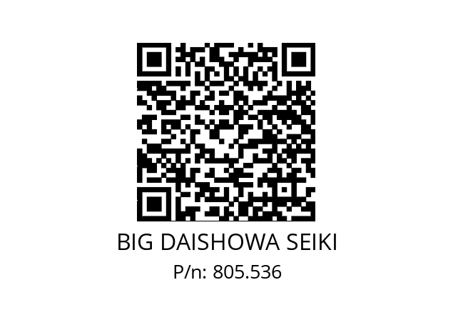  HSK-T100-180-BH25R-180 BIG DAISHOWA SEIKI 805.536