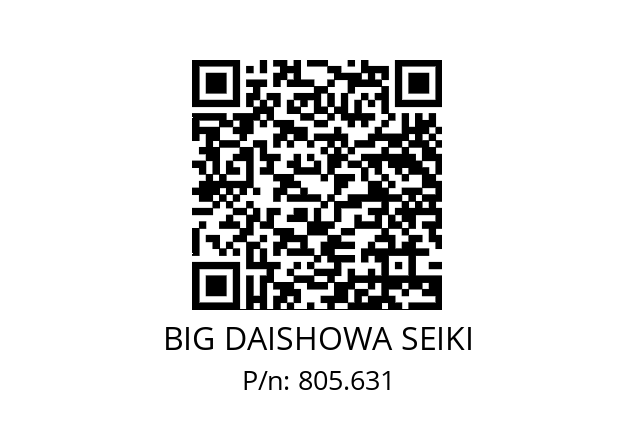  BDV50-FMH27-60-90 BIG DAISHOWA SEIKI 805.631