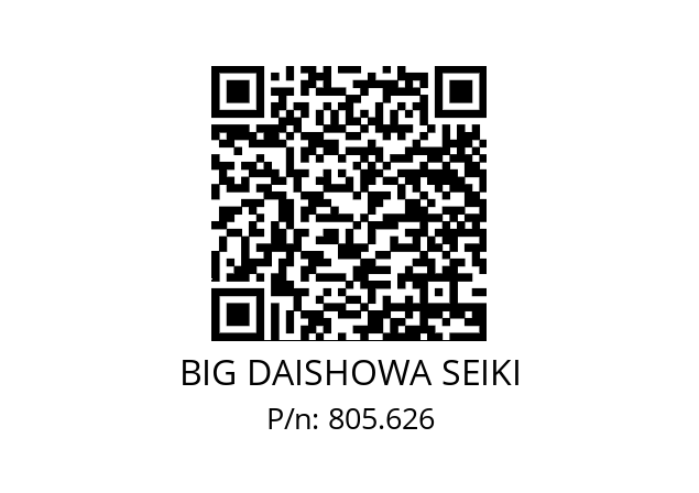  BDV50-FMH22-60-60 BIG DAISHOWA SEIKI 805.626