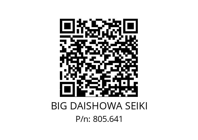  BDV50-FMH32-96-150 BIG DAISHOWA SEIKI 805.641