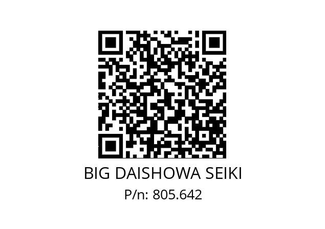  BDV50-FMH32-96-200 BIG DAISHOWA SEIKI 805.642