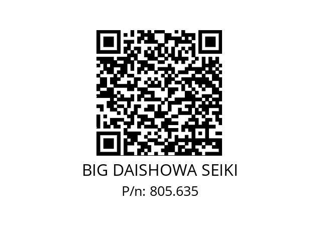  BDV50-FMH27-76-45 BIG DAISHOWA SEIKI 805.635