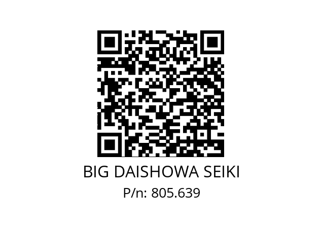  BDV50-FMH32-96-50 BIG DAISHOWA SEIKI 805.639