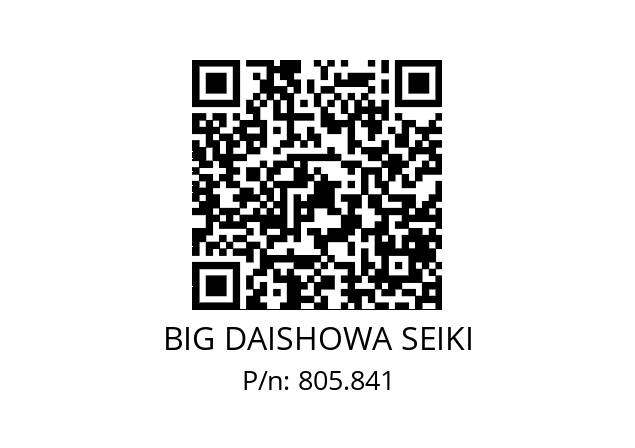  ST32-HDC20-200 BIG DAISHOWA SEIKI 805.841