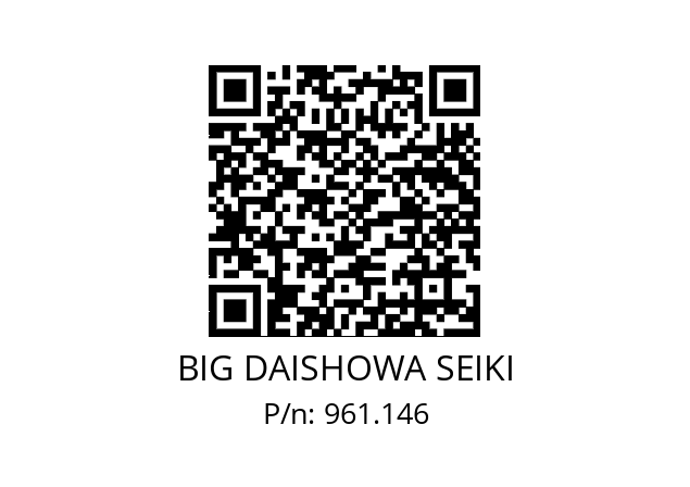  NBC10-10EAA BIG DAISHOWA SEIKI 961.146