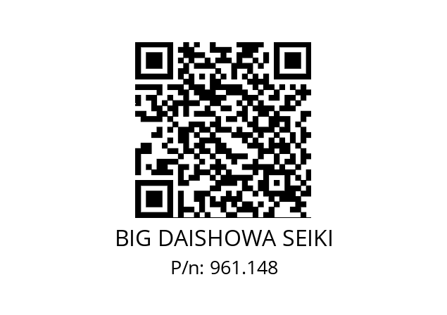  NBC6-3EAA BIG DAISHOWA SEIKI 961.148