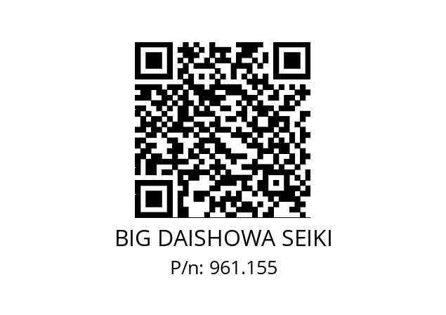  NBC8-6EAA BIG DAISHOWA SEIKI 961.155