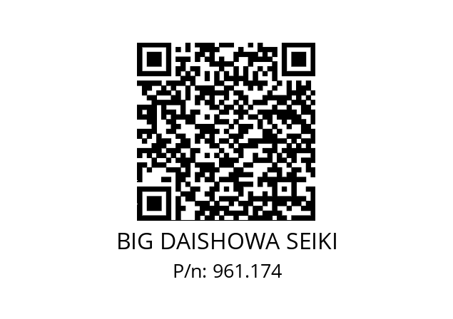  NBC16-12EAA BIG DAISHOWA SEIKI 961.174