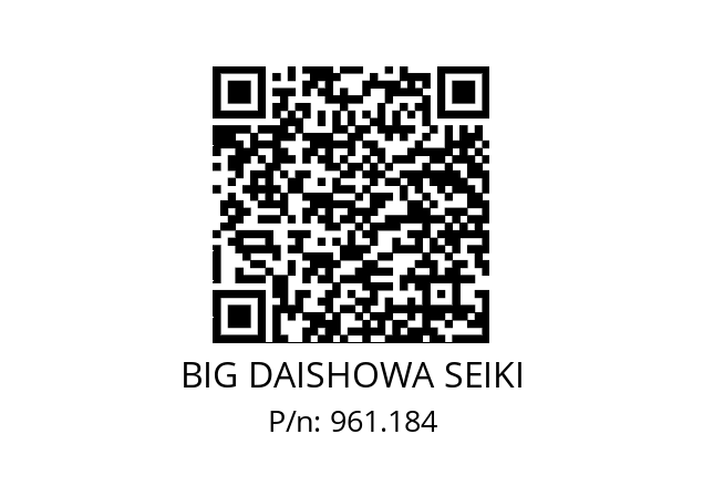  NBC20-14EAA BIG DAISHOWA SEIKI 961.184