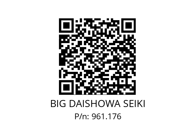  NBC16-16EAA BIG DAISHOWA SEIKI 961.176