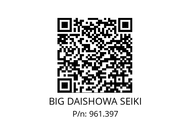  BBT30-ISL12-60 BIG DAISHOWA SEIKI 961.397