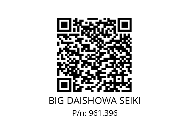  BBT30-ISL10-60 BIG DAISHOWA SEIKI 961.396