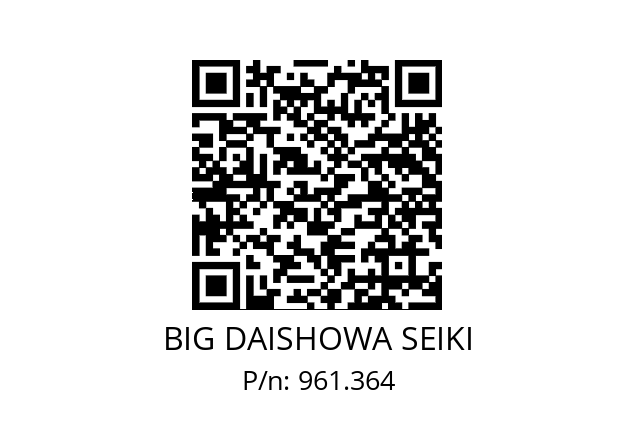  BBT40-ISL20-75 BIG DAISHOWA SEIKI 961.364