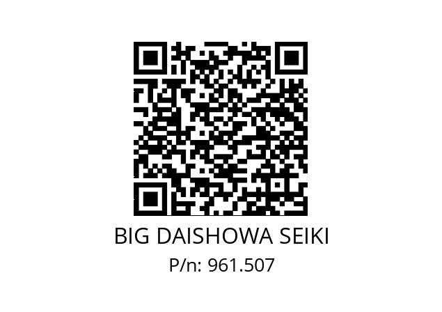  NBC6-2.25AA BIG DAISHOWA SEIKI 961.507