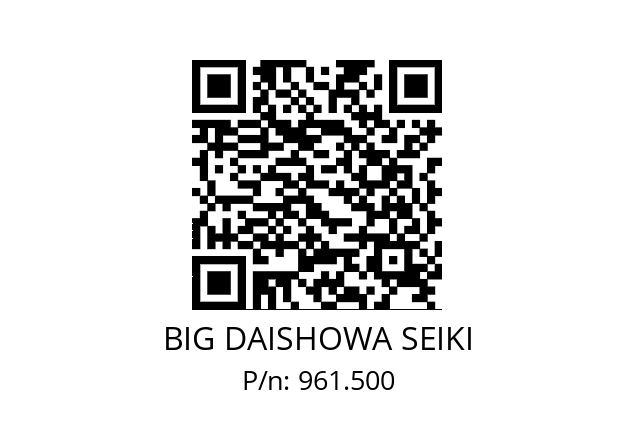  NBC6-0.5AA BIG DAISHOWA SEIKI 961.500