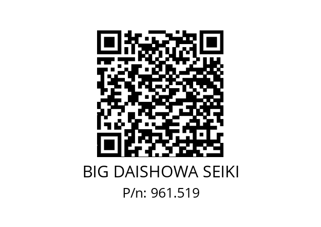  NBC6-5.25AA BIG DAISHOWA SEIKI 961.519