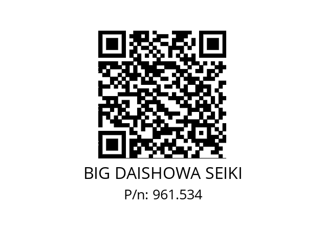  NBC8-2.5AA BIG DAISHOWA SEIKI 961.534