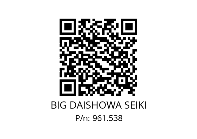  NBC8-4.5AA BIG DAISHOWA SEIKI 961.538