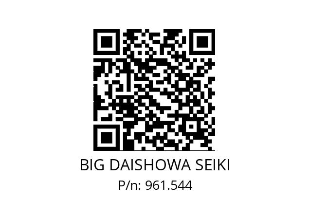  NBC8-7.5AA BIG DAISHOWA SEIKI 961.544