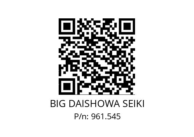  NBC8-8AA BIG DAISHOWA SEIKI 961.545