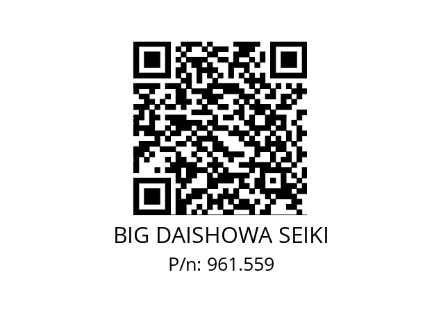  NBC10-6AA BIG DAISHOWA SEIKI 961.559