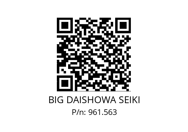  NBC10-8AA BIG DAISHOWA SEIKI 961.563