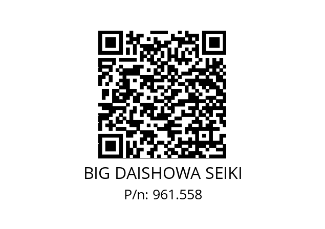  NBC10-5.5AA BIG DAISHOWA SEIKI 961.558