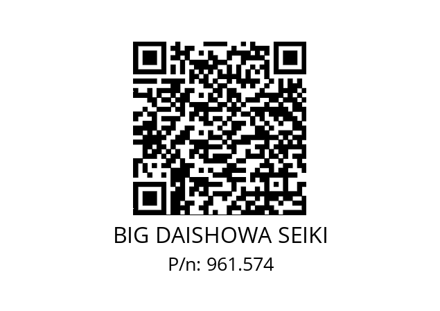  NBC13-3.5AA BIG DAISHOWA SEIKI 961.574