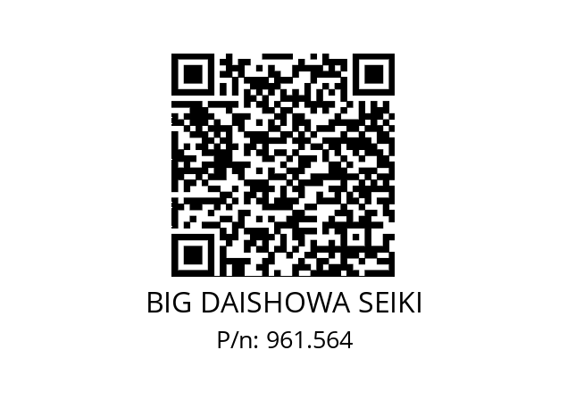  NBC10-8.5AA BIG DAISHOWA SEIKI 961.564