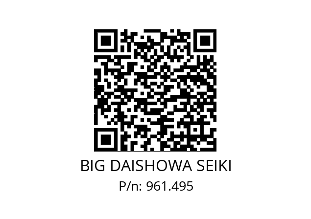  NBC6S-5.5AA BIG DAISHOWA SEIKI 961.495