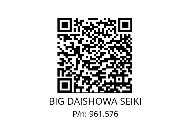  NBC13-4.5AA BIG DAISHOWA SEIKI 961.576