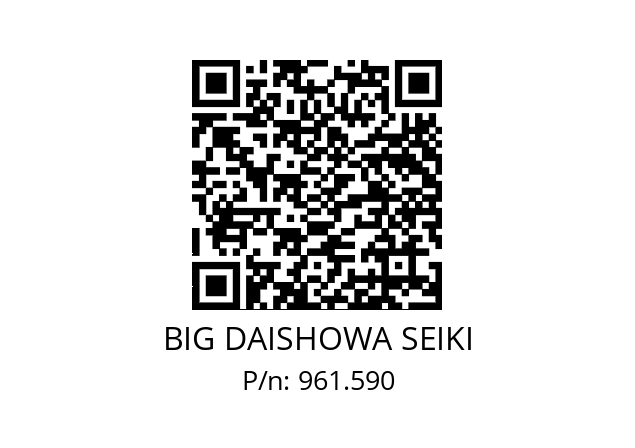  NBC13-11.5AA BIG DAISHOWA SEIKI 961.590