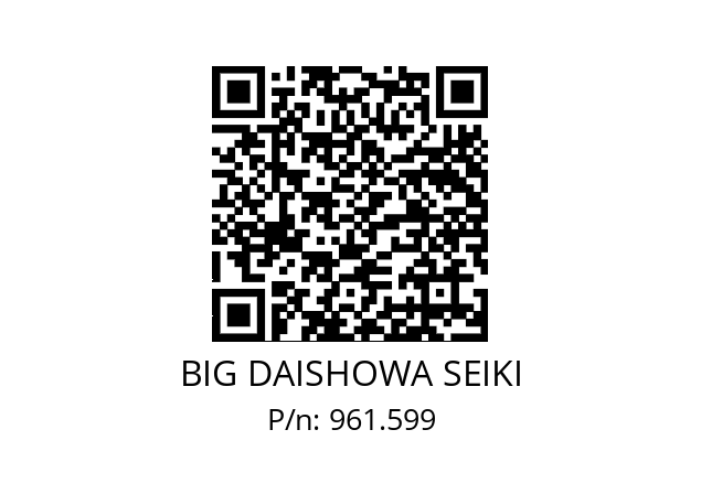  NBC10-1.75AA BIG DAISHOWA SEIKI 961.599