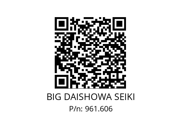  NBC16-5.5AA BIG DAISHOWA SEIKI 961.606