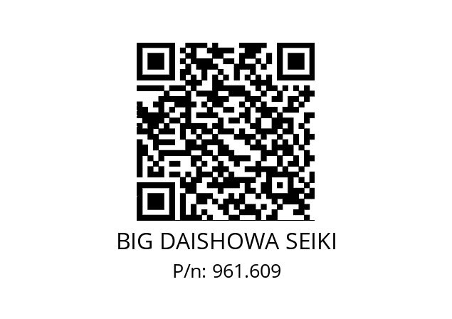  NBC16-7AA BIG DAISHOWA SEIKI 961.609