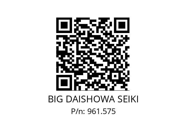  NBC13-4AA BIG DAISHOWA SEIKI 961.575