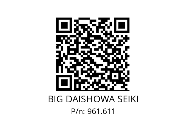  NBC16-8AA BIG DAISHOWA SEIKI 961.611