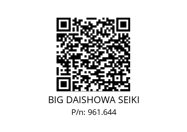  NBC20-4.5AA BIG DAISHOWA SEIKI 961.644