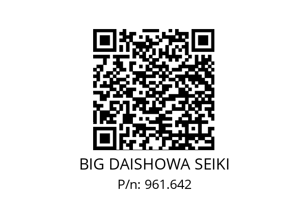  NBC20-3.5AA BIG DAISHOWA SEIKI 961.642