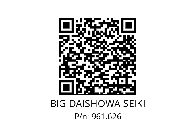  NBC16-15.5AA BIG DAISHOWA SEIKI 961.626