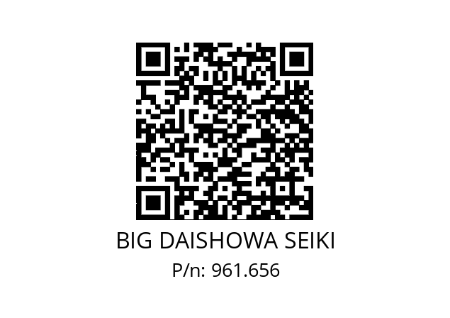  NBC20-10.5AA BIG DAISHOWA SEIKI 961.656