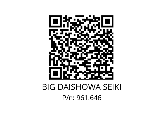  NBC20-5.5AA BIG DAISHOWA SEIKI 961.646