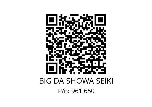  NBC20-7.5AA BIG DAISHOWA SEIKI 961.650