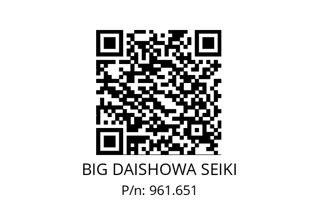  NBC20-8AA BIG DAISHOWA SEIKI 961.651