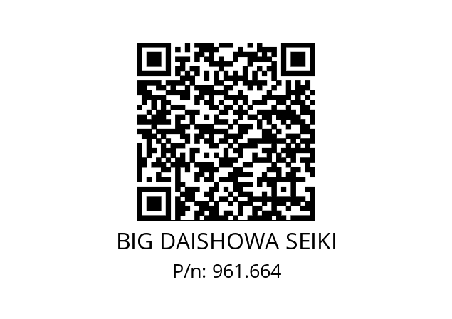  NBC20-14.5AA BIG DAISHOWA SEIKI 961.664