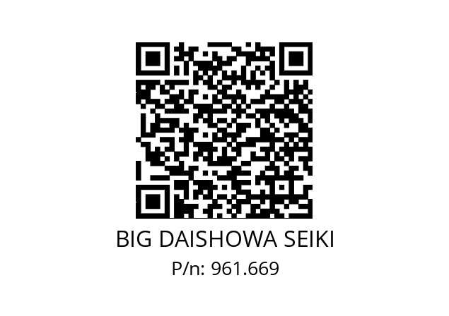  NBC20-17AA BIG DAISHOWA SEIKI 961.669