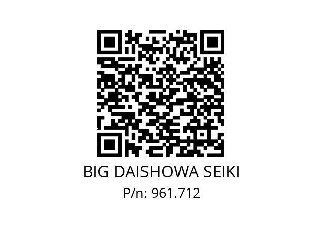  ST20-NBS10-150 BIG DAISHOWA SEIKI 961.712