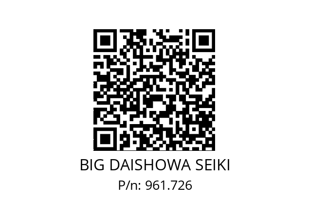  ST25-NBS10-150 BIG DAISHOWA SEIKI 961.726