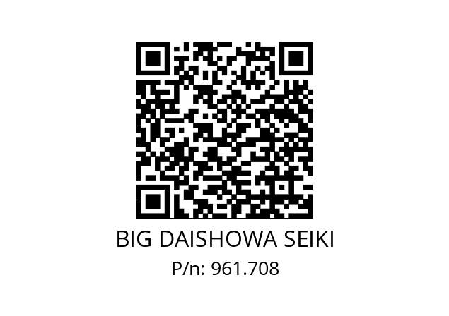  ST20-NBS8-250 BIG DAISHOWA SEIKI 961.708