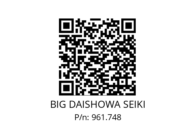  ST32-NBS10-250 BIG DAISHOWA SEIKI 961.748